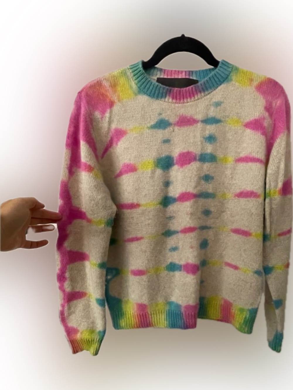 The Elder Statesman Tie-dye Sweater, M
